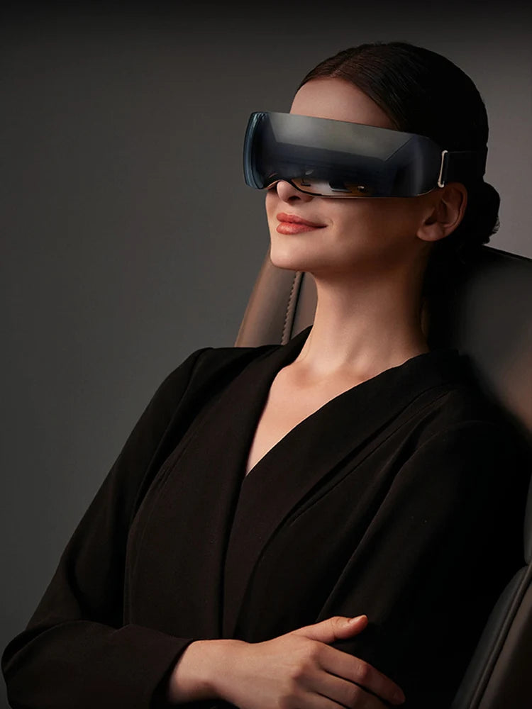 Super Relax Heated Eye Massager ā 12-Head Vibration Therapy for Sleep & Fatigue Relief