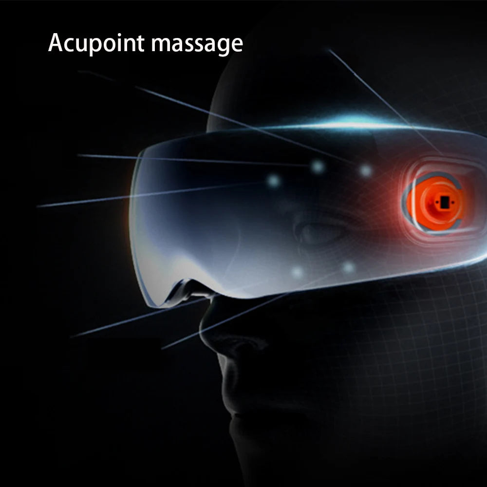 Super Relax Heated Eye Massager ā 12-Head Vibration Therapy for Sleep & Fatigue Relief