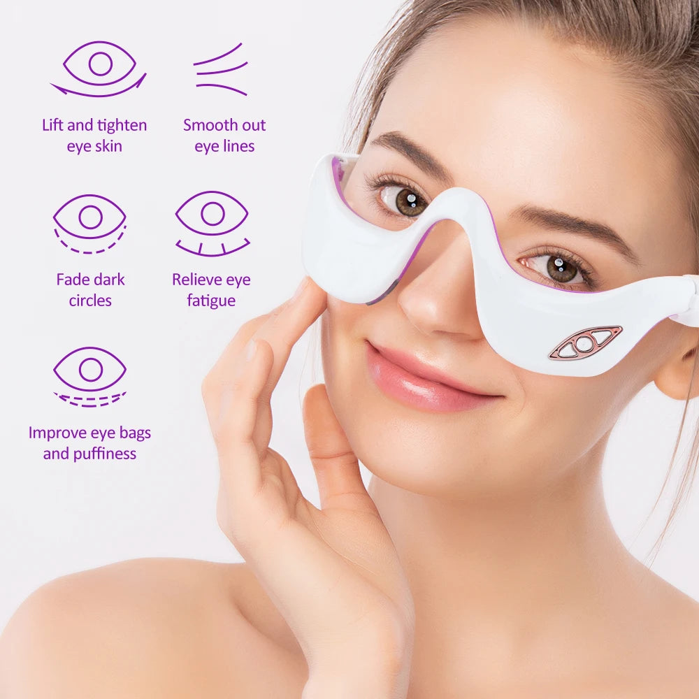 Rechargeable Electric Eye Massager – Anti-Wrinkle & Fatigue Relief Beauty Tool