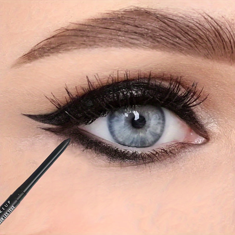 3PCS Waterproof Eyeliner Set – Long-Lasting, Smudge-Proof Eye Makeup in Black, Brown & White