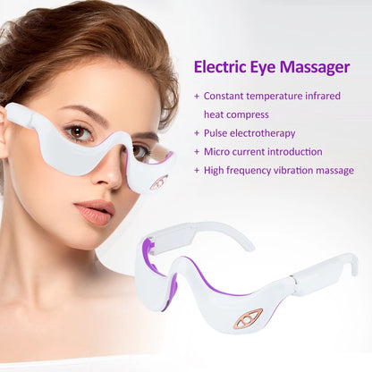 Rechargeable Electric Eye Massager – Anti-Wrinkle & Fatigue Relief Beauty Tool