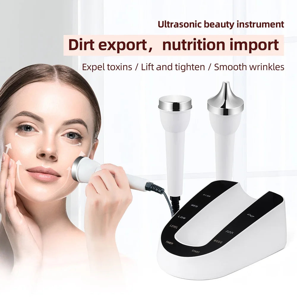 Ultrasonic Face & Eye Massager – High-Frequency Lifting & Skin Rejuvenation Beauty Device