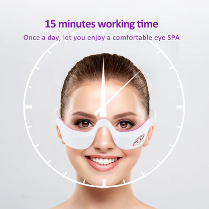 Rechargeable Electric Eye Massager – Anti-Wrinkle & Fatigue Relief Beauty Tool