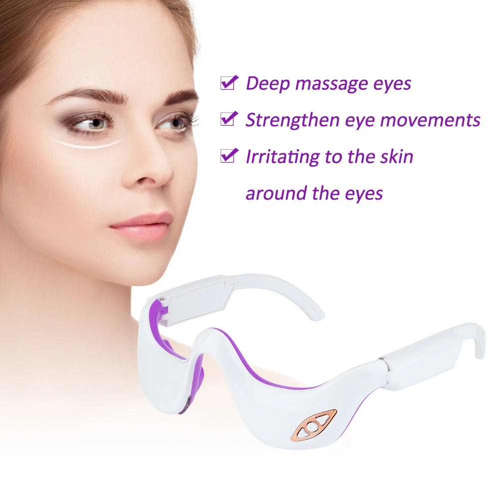 Rechargeable Electric Eye Massager – Anti-Wrinkle & Fatigue Relief Beauty Tool